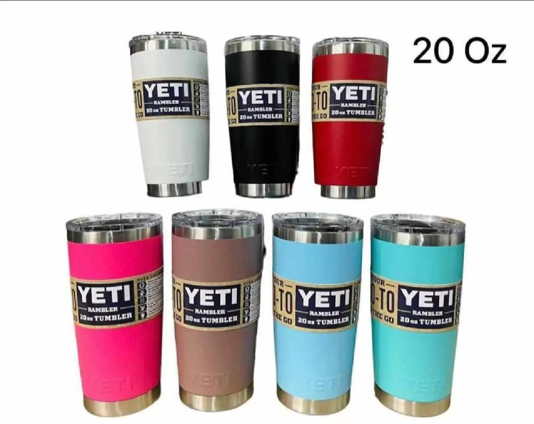 TERMO YETI 20 ONZAS TUMBLER + TAPA