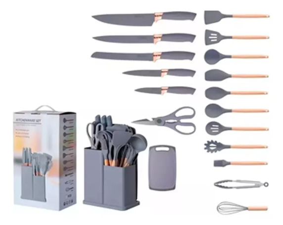 UTENSILIOS SET x19 PIEZAS KITCHENWARE