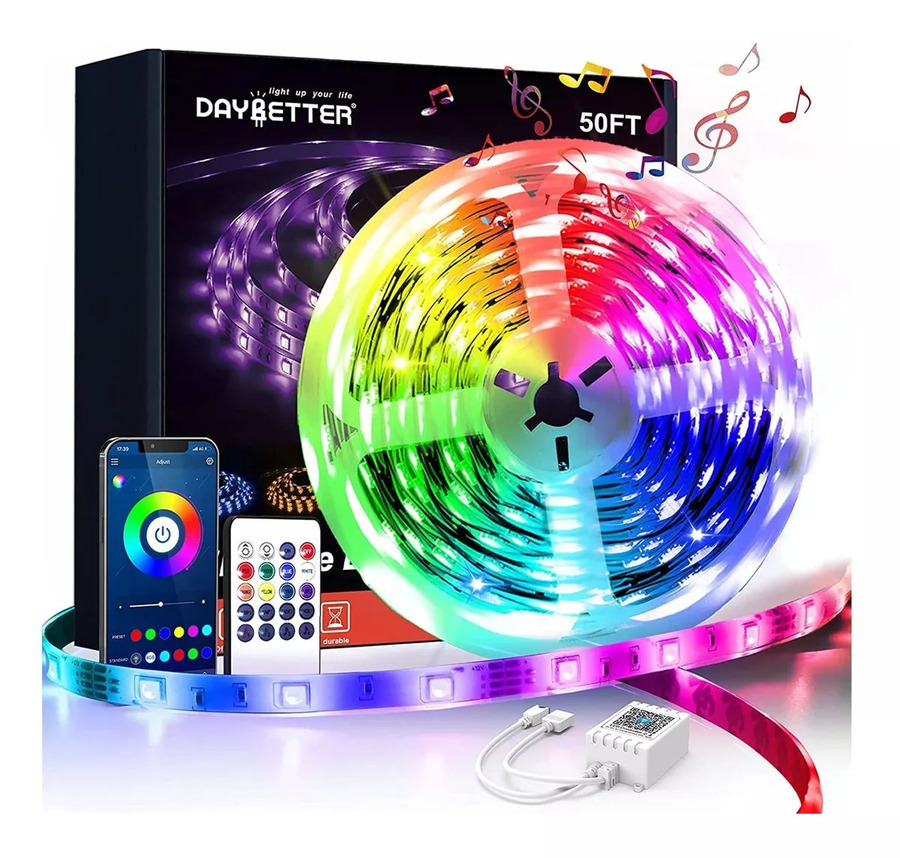 CINTA LED NAVIDAD MULTICOLOR + CONTROL REMOTO