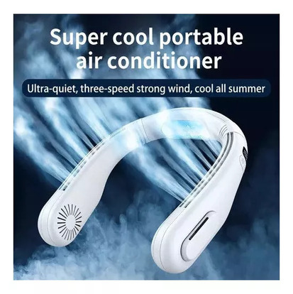 Aire Acondicionado De Cuello Ventilador Portátil Air Freedom Color Blanco