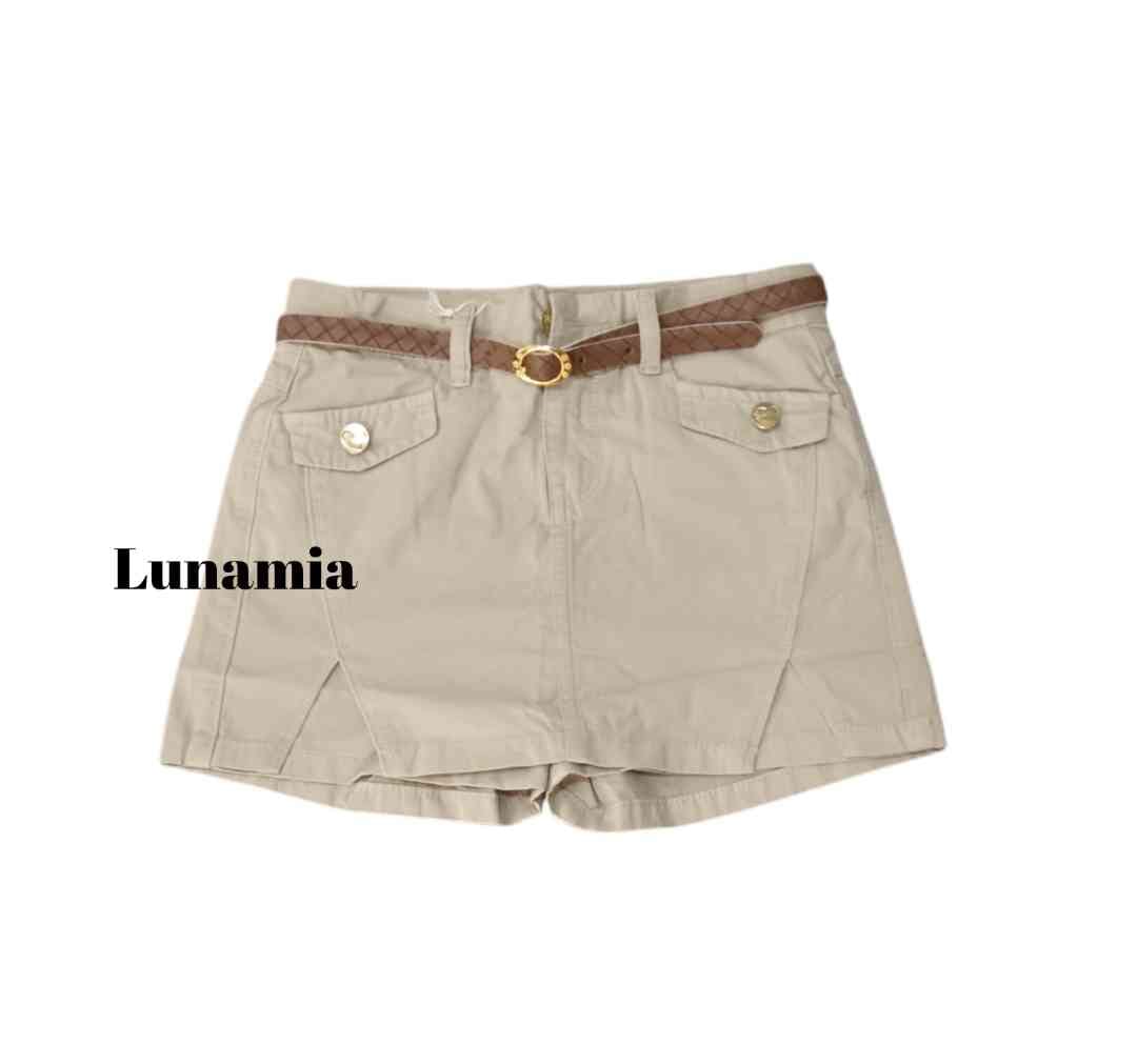 Falda short niña beige - YOSHIRO