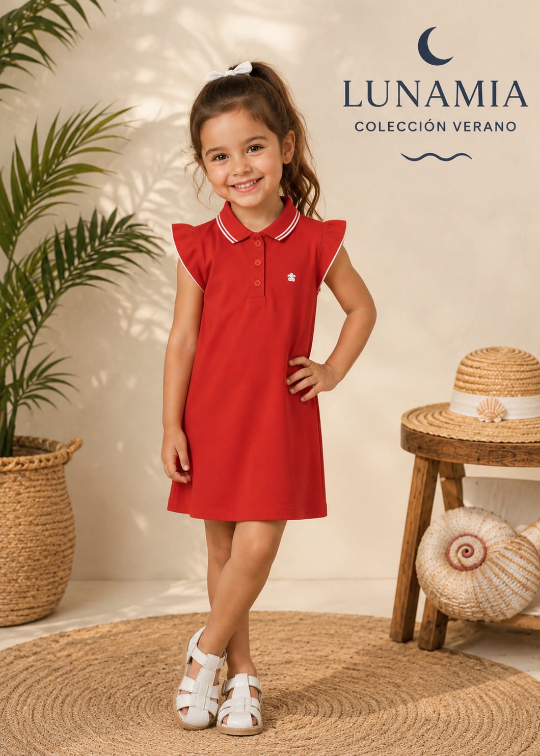 Poli vestido  niña - MUNDI BRANDILI