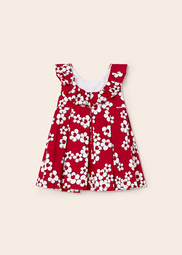 vestido  rojo niña - mayoral 