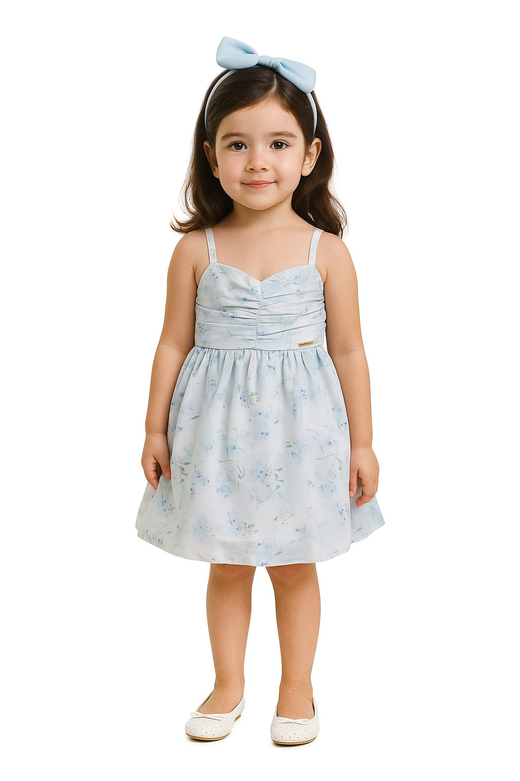 Vestido niña celeste - PLOQUIS