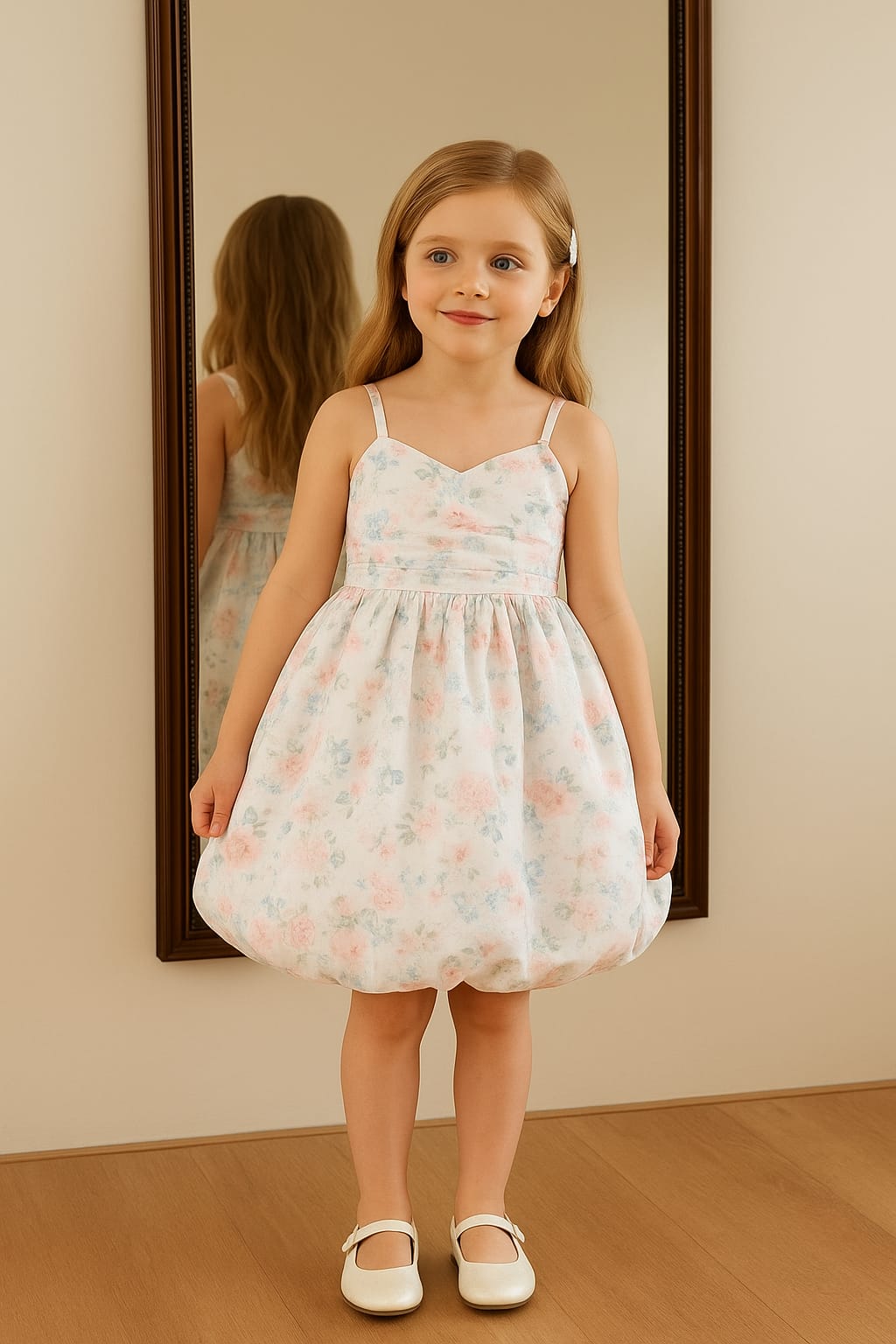 Vestido niña anaranjado - PLOQUIS