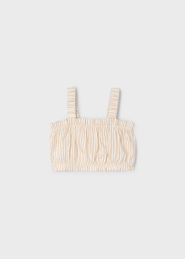 Blusa niña beige - Mayoral