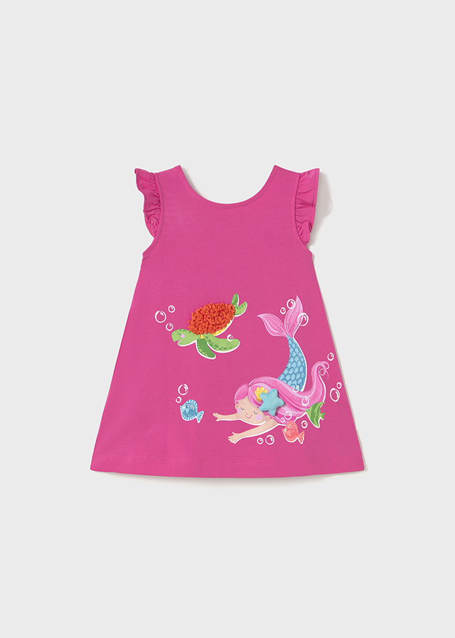 Polivestido niña fucsia - MAYORAL