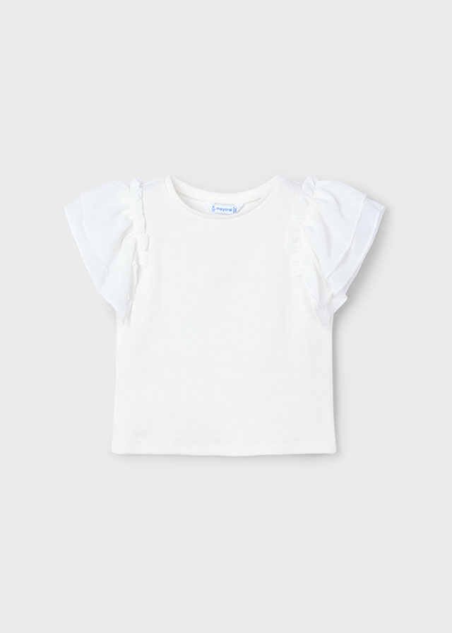 Blusa niña blanco - MAYORAL 