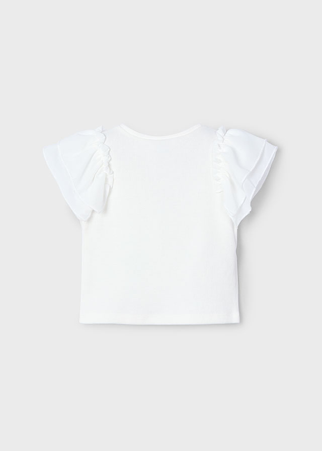 Blusa niña blanco - MAYORAL 