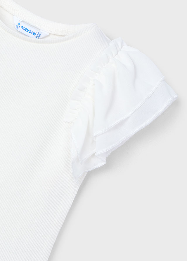 Blusa niña blanco - MAYORAL 