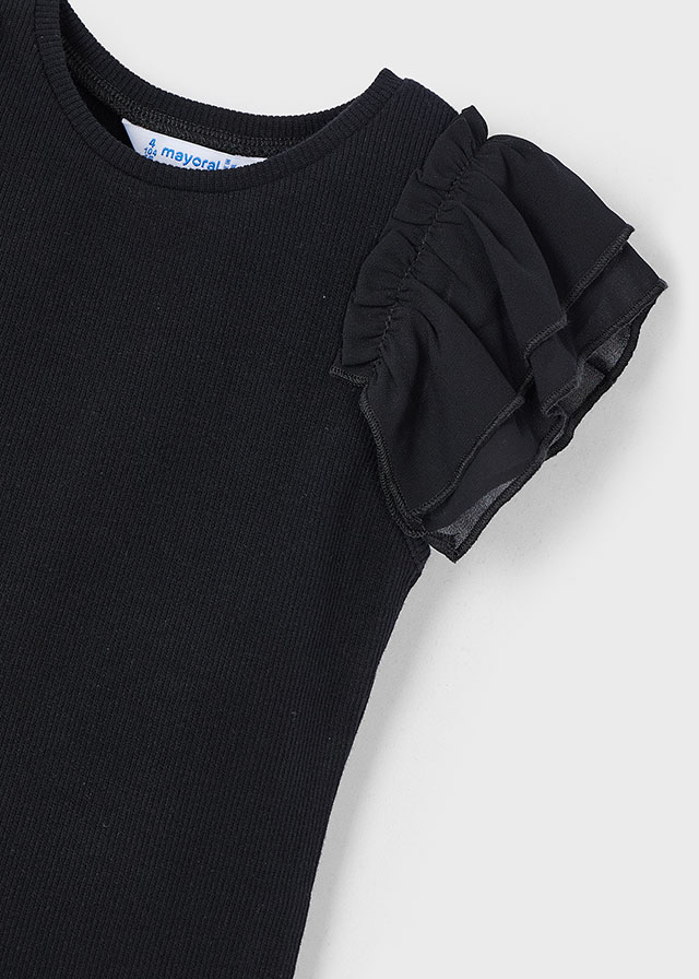 Blusa niña negro -MAYORAL 
