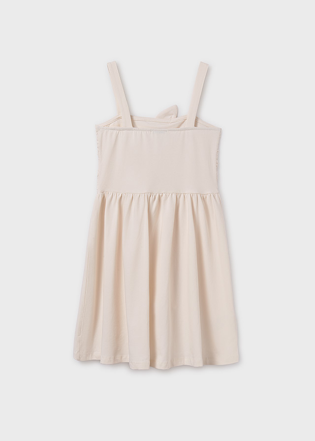 Vestido niña hueso   - MAYORAL