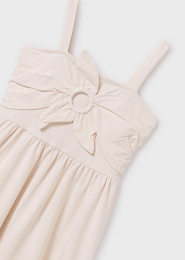 Vestido niña hueso   - MAYORAL