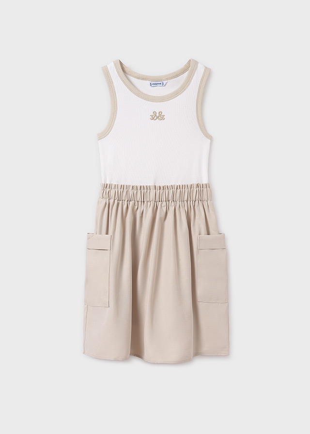 Vestido niña arena - MAYORAL 