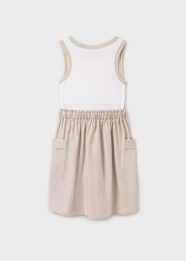 Vestido niña arena - MAYORAL 