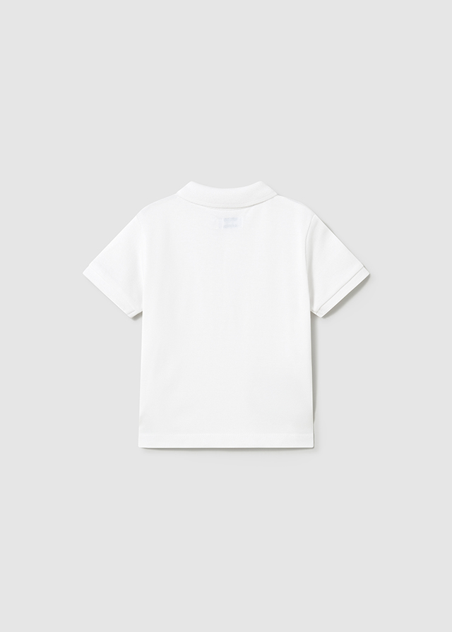 Polo niño camisero blanco - MAYORAL