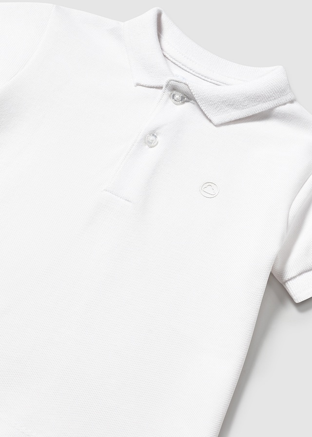 Polo niño camisero blanco - MAYORAL