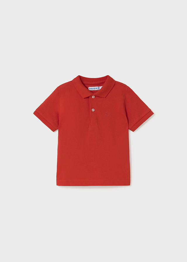 Polo niño camisero rojo- MAYORAL