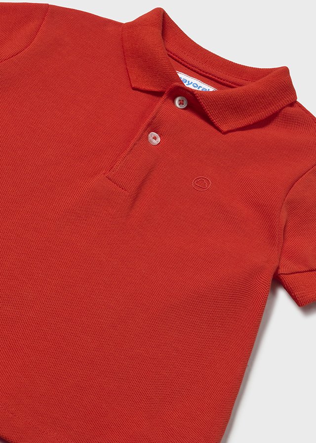 Polo niño camisero rojo- MAYORAL