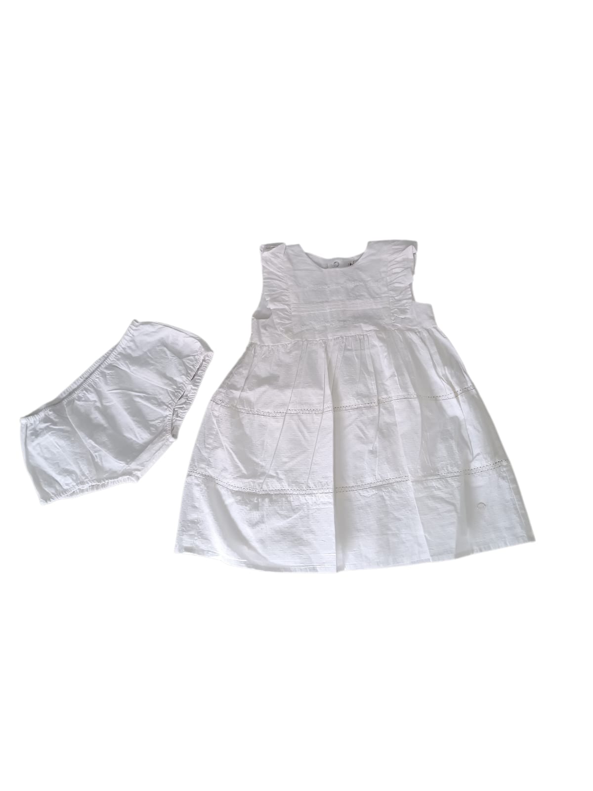 Vestido niña blanco - PILLIN