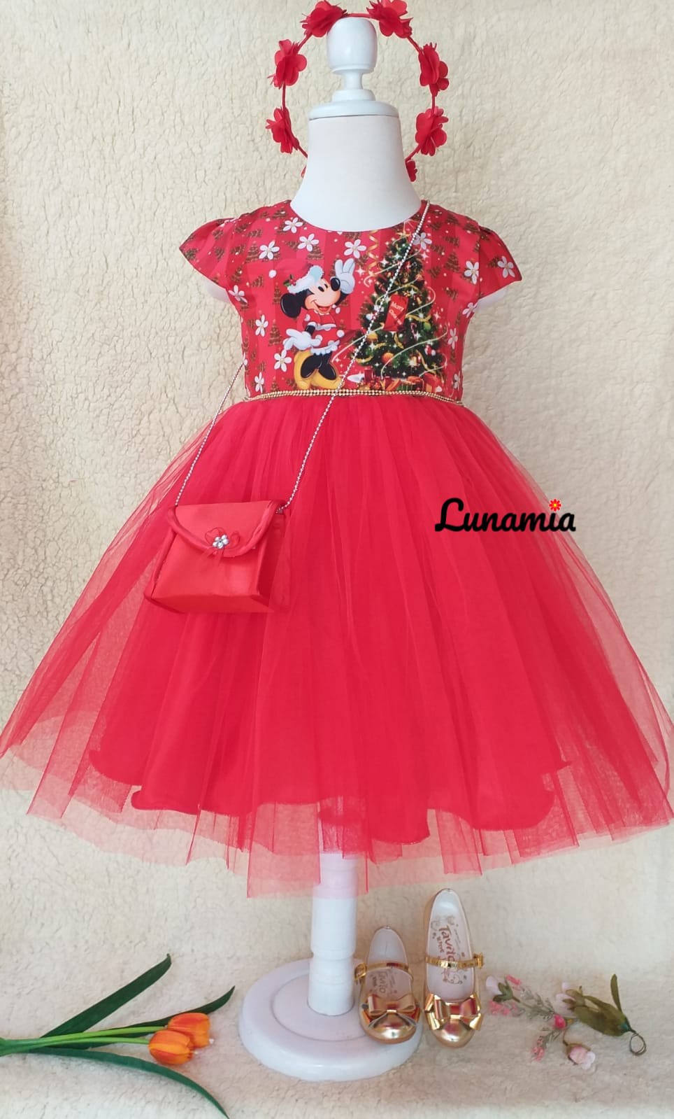 Vestido niña navideño 