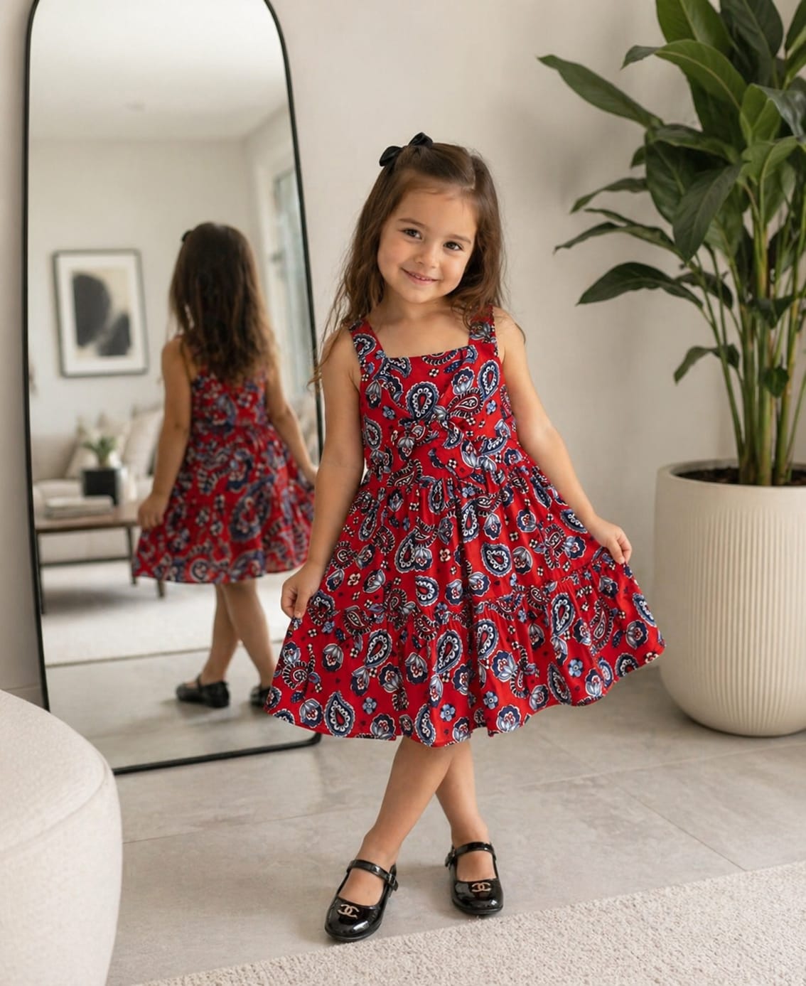 vestido rojo - mayoral