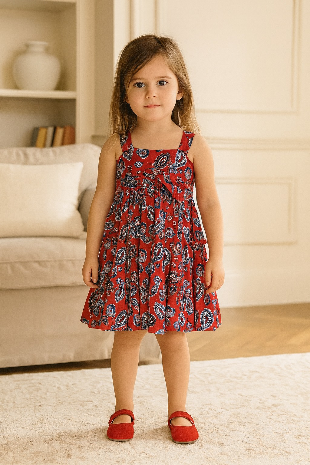 vestido rojo - mayoral