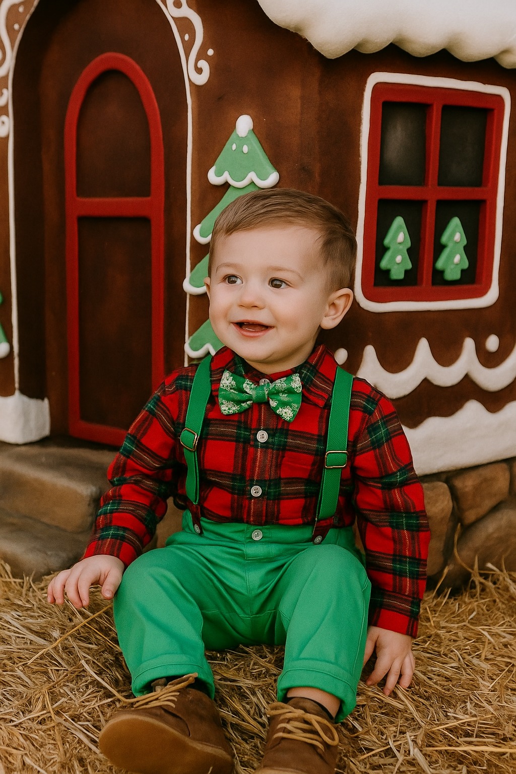 Conjunto bebé navideño 