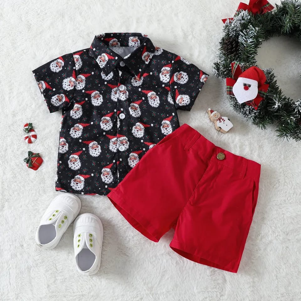 Conjunto niño navideño 